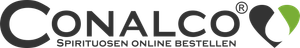 Das Logo von Conalco zeigt den Schriftzug in stilvollem Schwarz mit einem grünen Akzent, der Frische und Modernität vermittelt.
