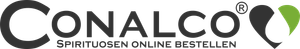 Das Logo von Conalco zeigt den Schriftzug in stilvollem Schwarz mit einem grünen Akzent, der Frische und Modernität vermittelt.